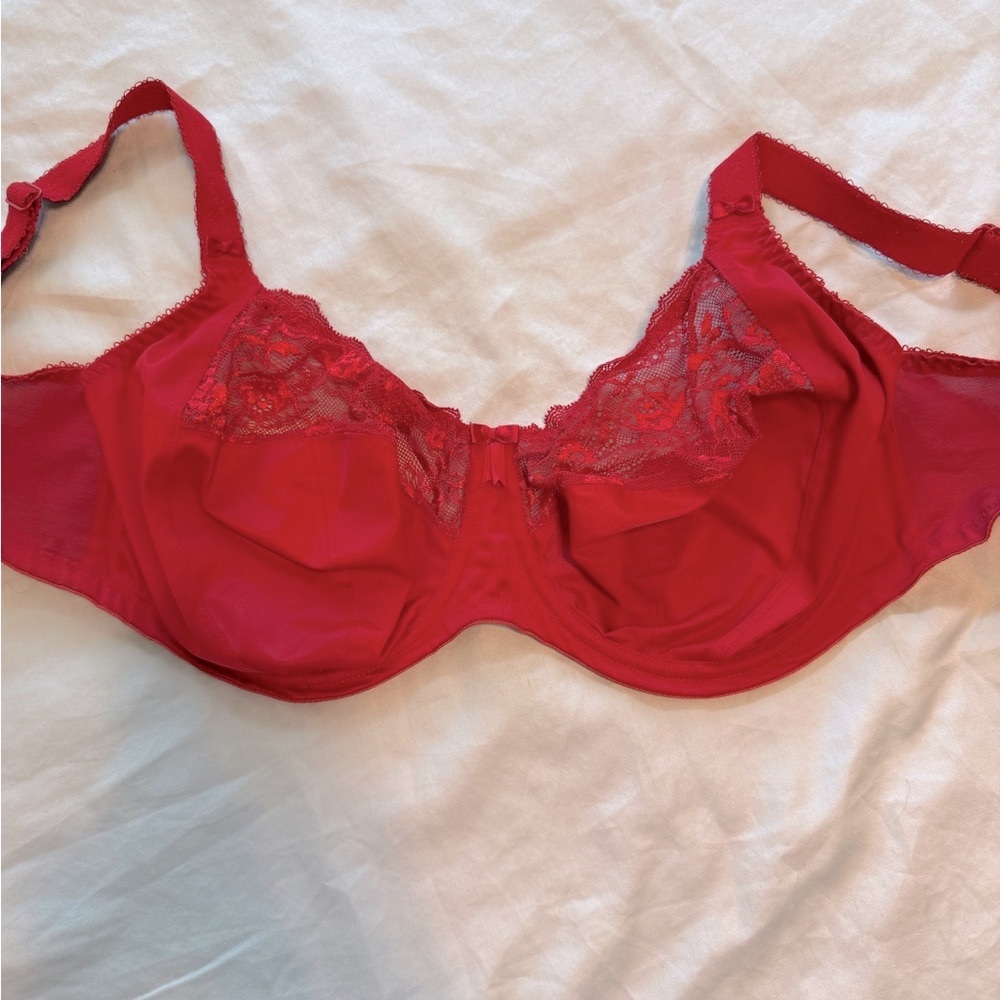 Elomi Morgan Bra in Haute Red Size 34K (UK 34H) - Picture 4 of 5